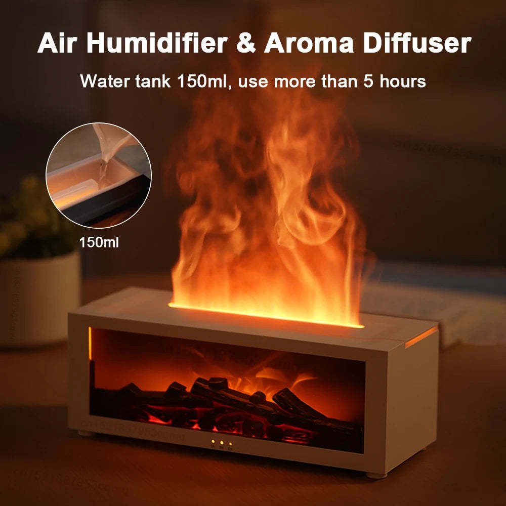 3D Flame Fireplace Diffuser